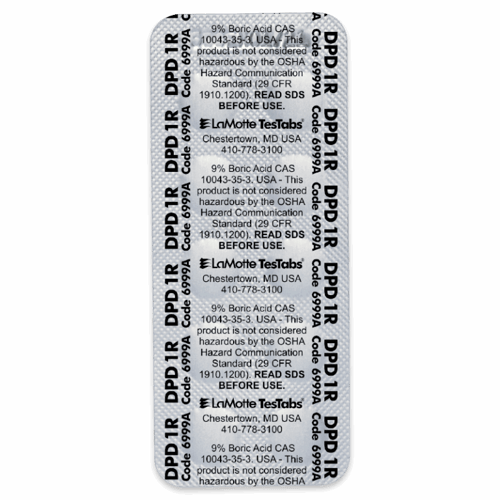 Chlorine DPD #1 1000 pack