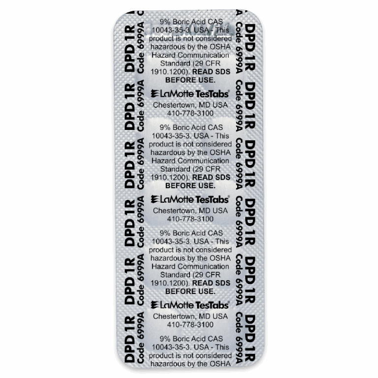 Chlorine DPD #1 1000 pack