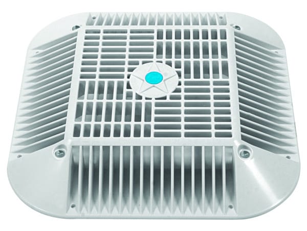 AquaStar 914101 14" x 14" Retrofit VGB to 9" x 9" Suction Cover with Mud Frame, White