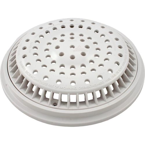 Waterway - Av Frame and Cover, 8in. Round ANSI Ok, White