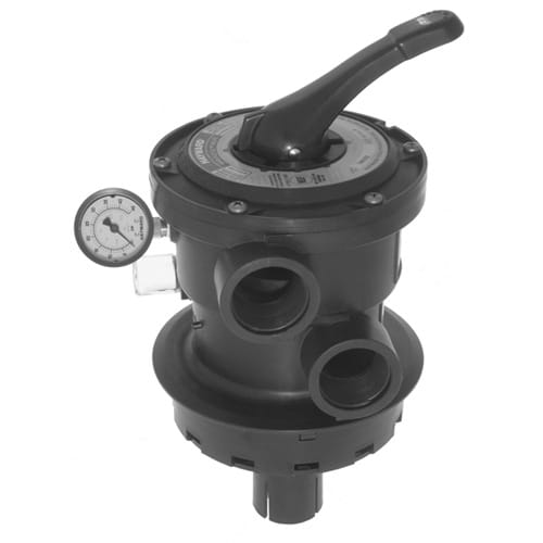 Vari-Flo Control 2in. FIP Valve Side Mount In Line Sight Glass, White