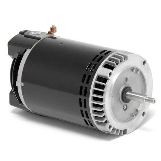 Threaded-Shaft Round-Flange 1 HP