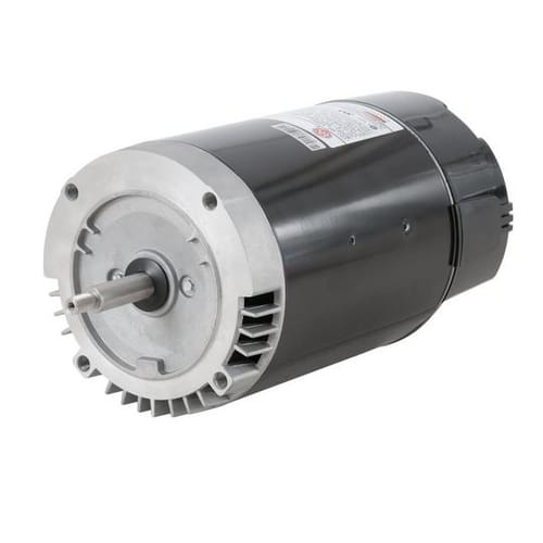 Threaded-Shaft Round-Flange 2 HP