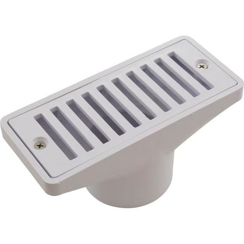 Pentair 2-1/2-Inch x 6-Inch Gutter Drain and Grate