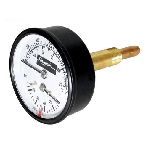Raypak Temperature and Pressure Gauge