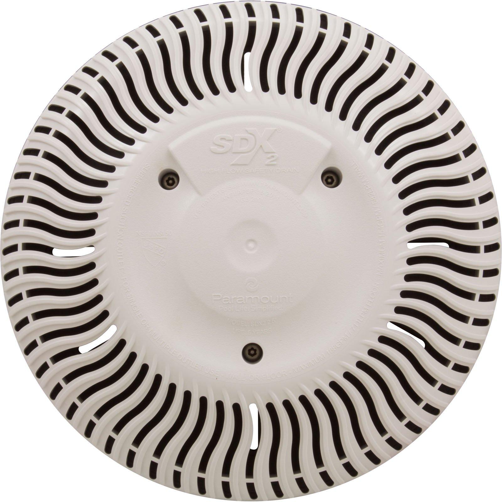 Hayward SDX2 Retro Drain Cover White