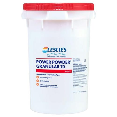 Pool Shock - Power Powder Granular 70% Cal Hypo - 50lb
