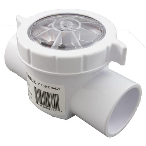 CMP - Corrosion Resistant Service Check Valve 2in. White